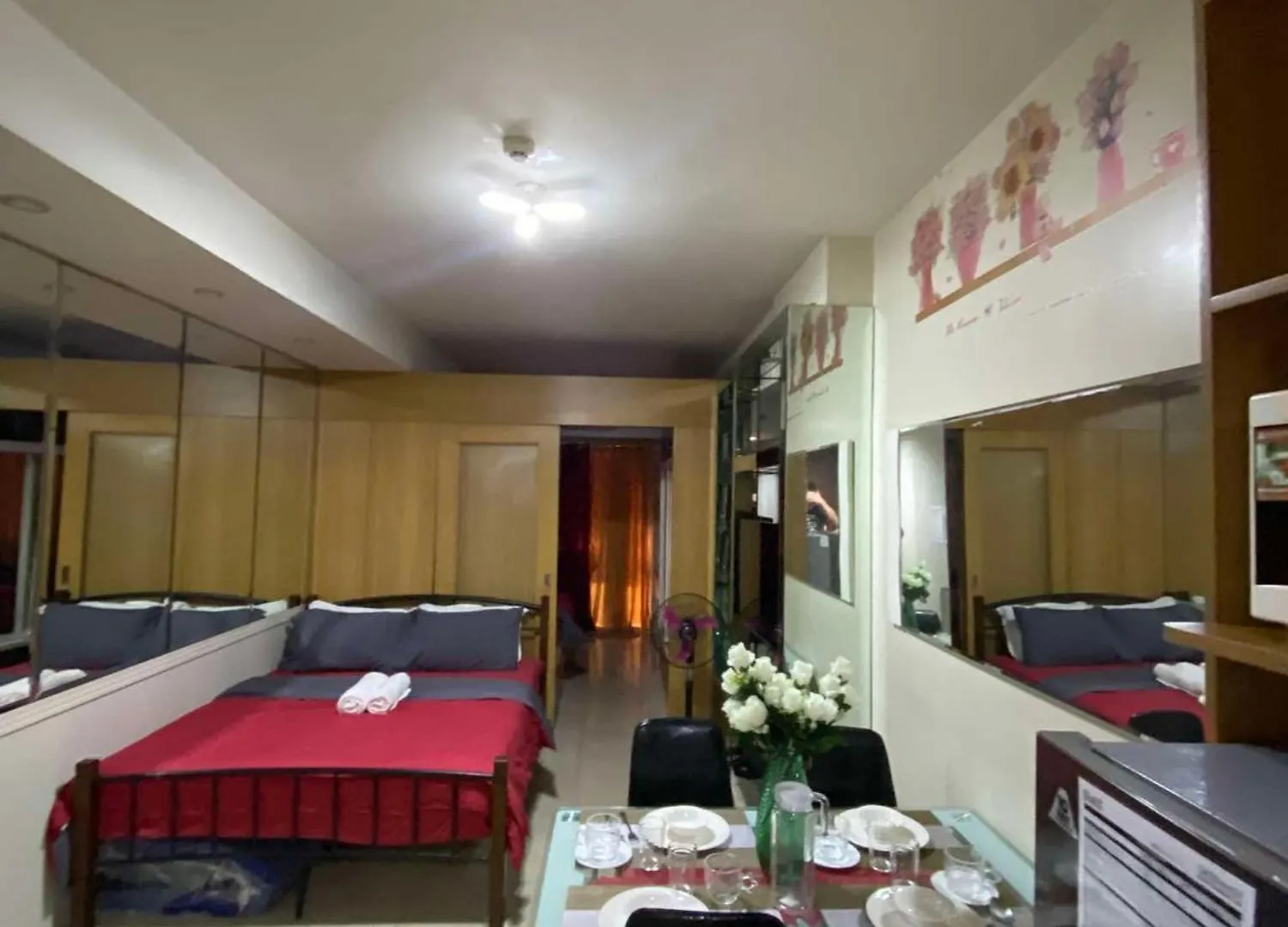 257-1Br 2 Queen Size Bed 1Sofa Bed 1 Extra Matress Manila Filippinerne