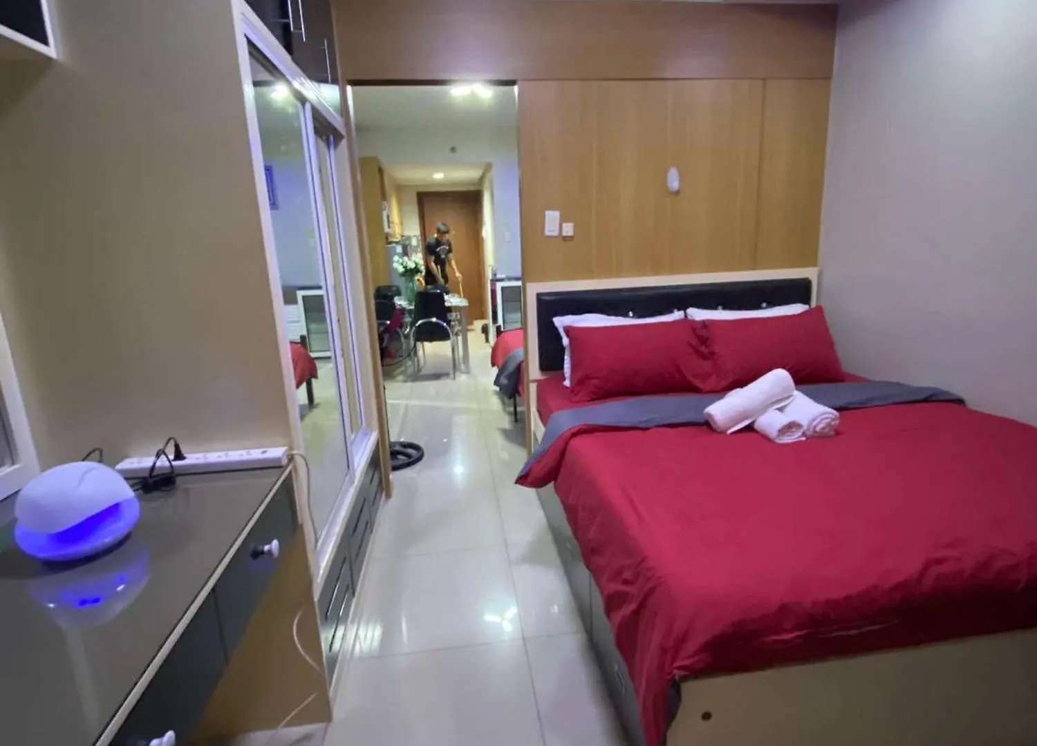 Apartment 257-1Br 2 Queen Size Bed 1Sofa Bed 1 Extra Matress Manila Philippines